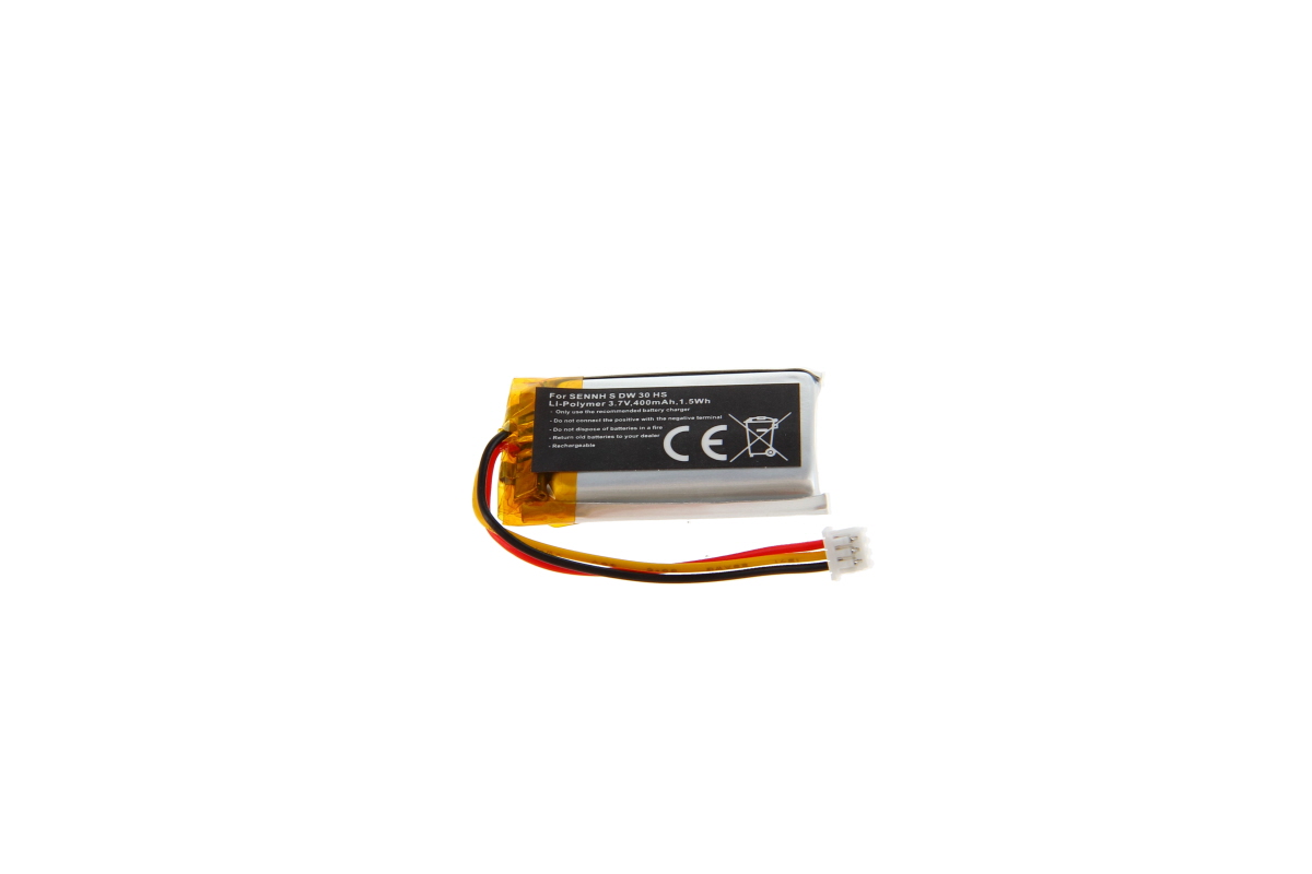 Li-Polymer battery suitable for Sennheiser SDW 30 built-in, tool-free