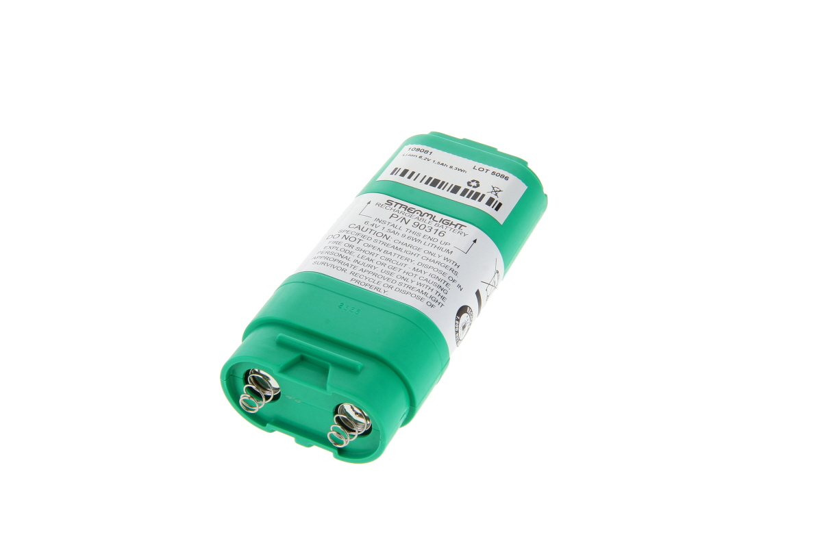 Li Ion battery Streamlight Survivor Z0/ Z1 (90316) 6,2 Volt 1,5 Ah