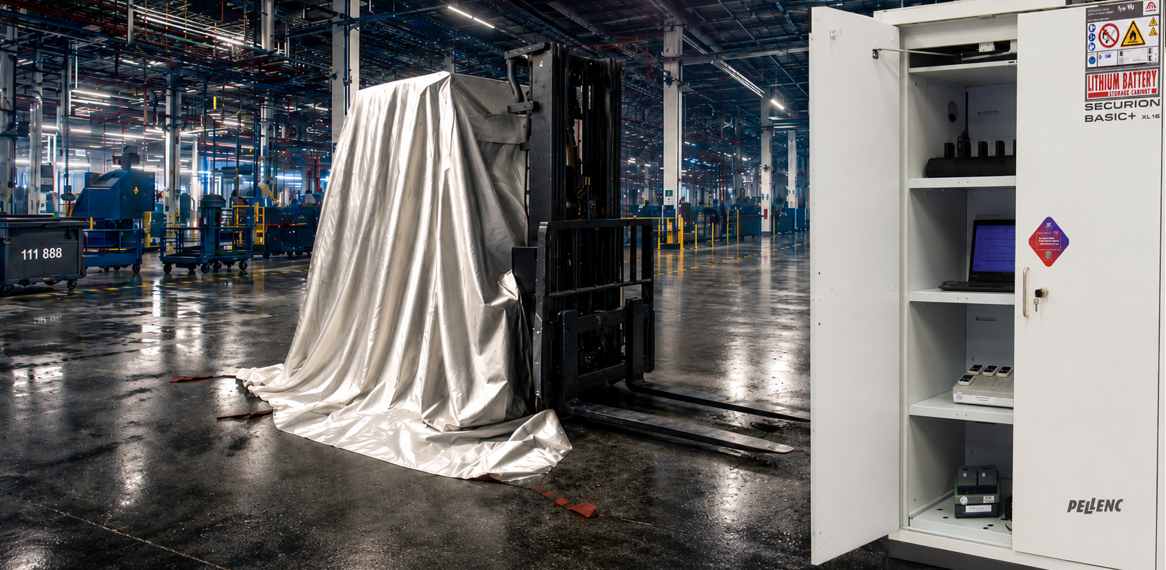 Lithium-ion fire protection
