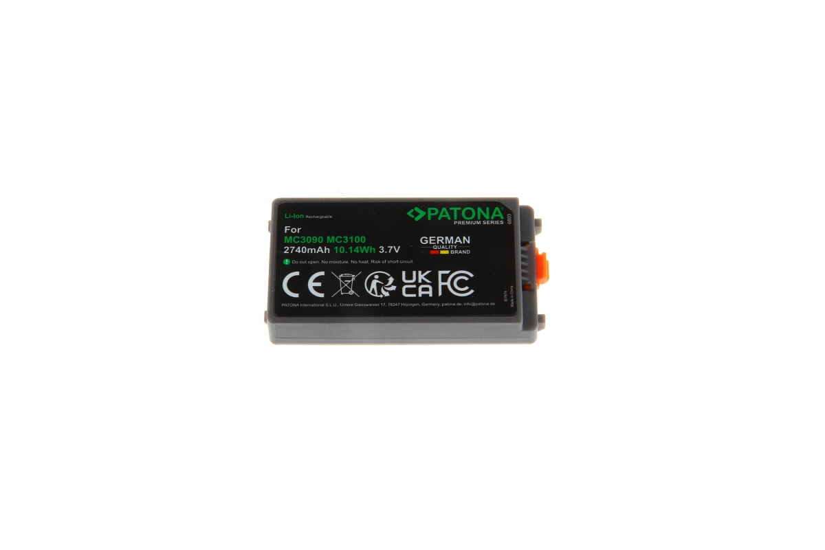 CoPacks Li Ion battery suitable for Zebra MC3090, type BTRY-MC31KAB02