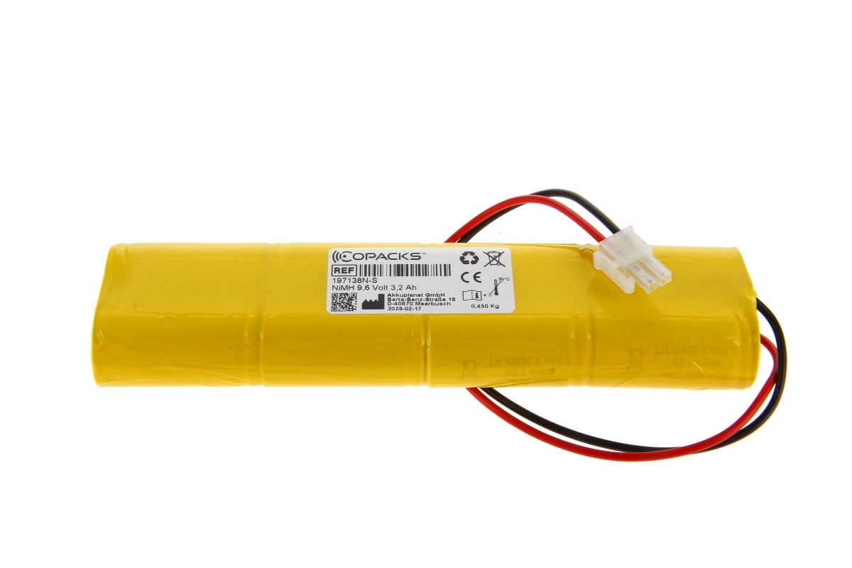 CoPacks NiMH battery pack emergency light - Sub C-Size