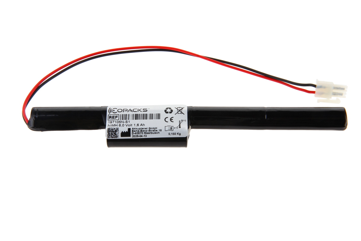 CoPacks NiMH battery pack emergency light - AA-Size