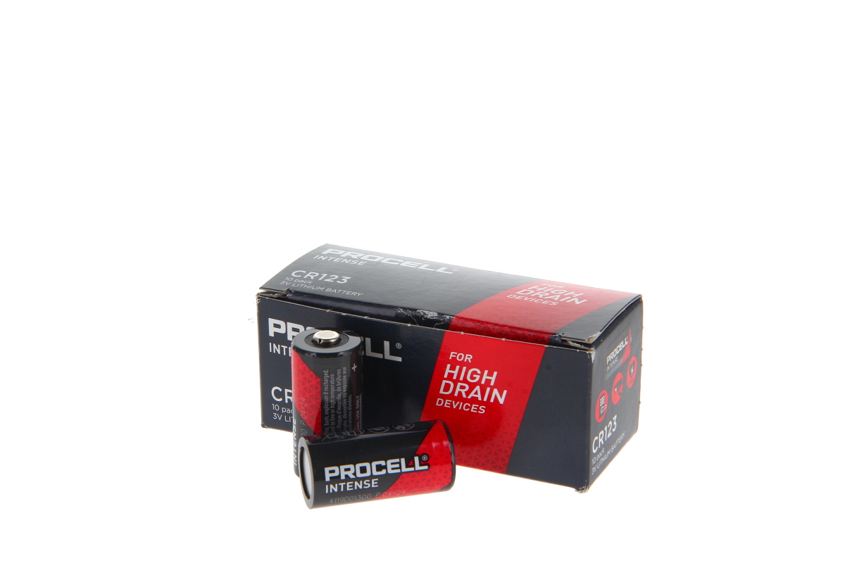 Duracell Procell Intense Lithium Battery CR123A 