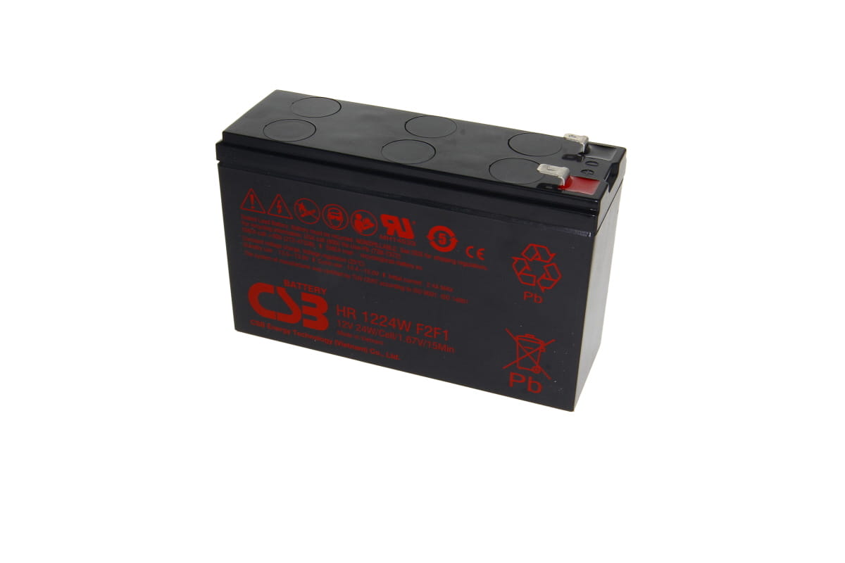 CSB lead-gel battery HR1224WF2F1 