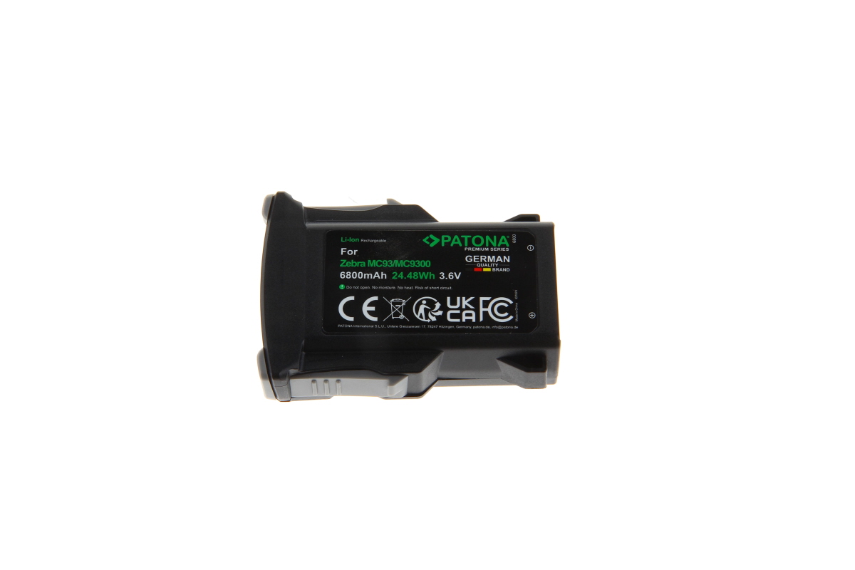 CoPacks Li Ion battery suitable for Zebra MC93, MC9300 – type BTRY-MC93-S