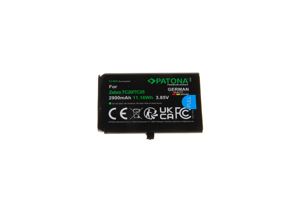 CoPacks Li Ion battery suitable for Zebra TC20, TC25 - type BT-000334