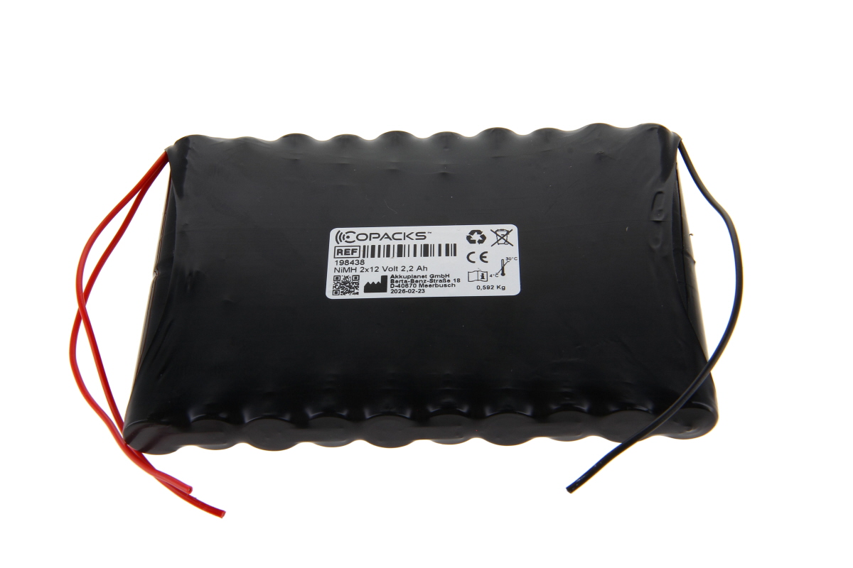 CoPacks NiMH battery suitable for Ravaglioli measuring device - MH2000AA10GN-2P