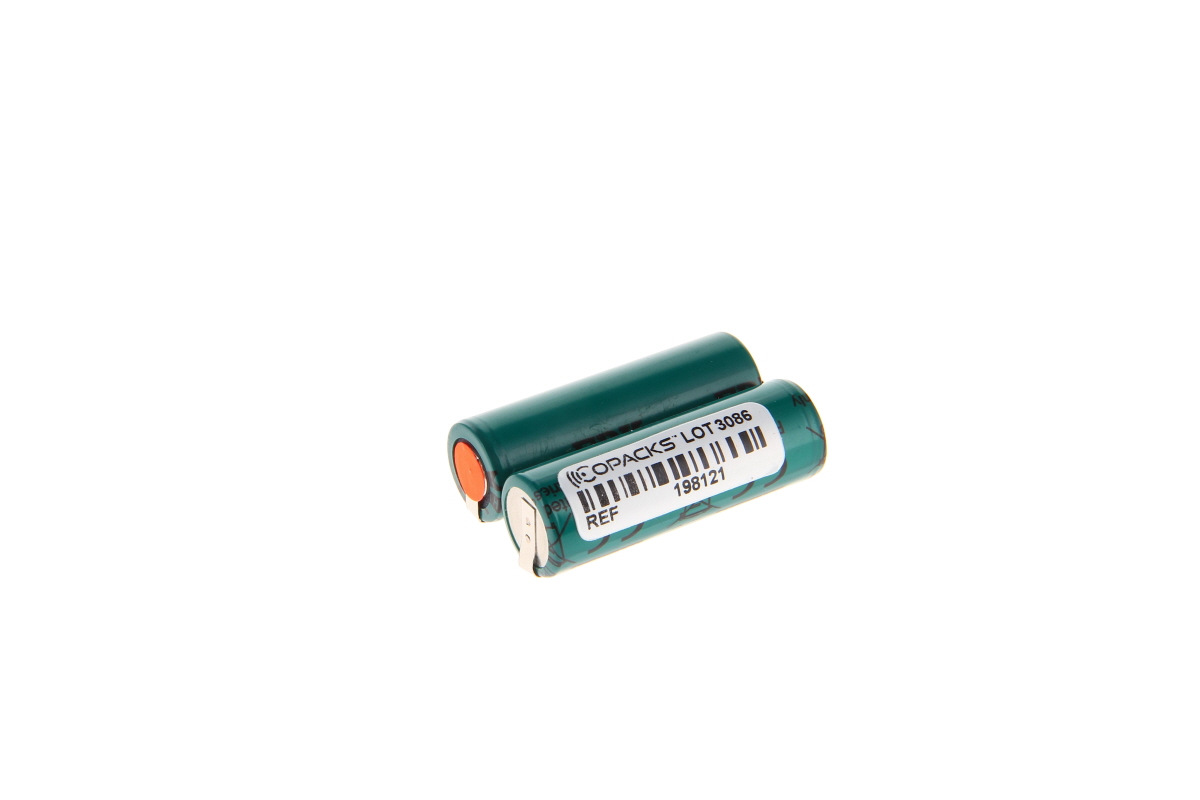 CoPacks NiMH battery for Philips 138, 10609 shaver with solder tab