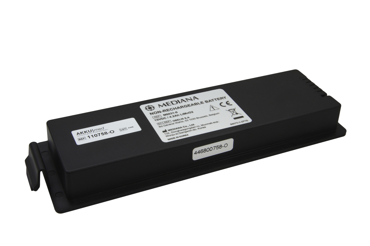 Original Lithium battery for defibrillator MEDIANA HeartOn A10 - M6031-O