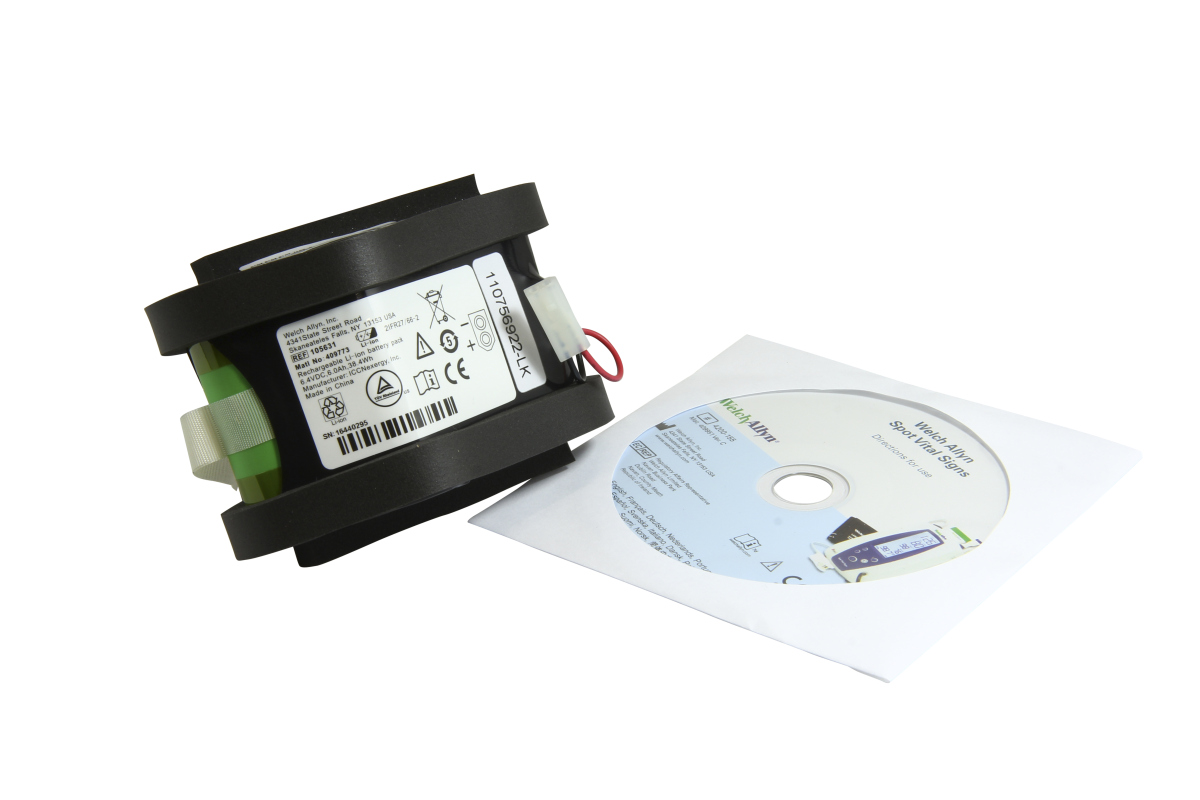 Original Li Ion Akku Welch Allyn Spot Vital Signs Typ 106656 - Nachfolger zu WLA105631
